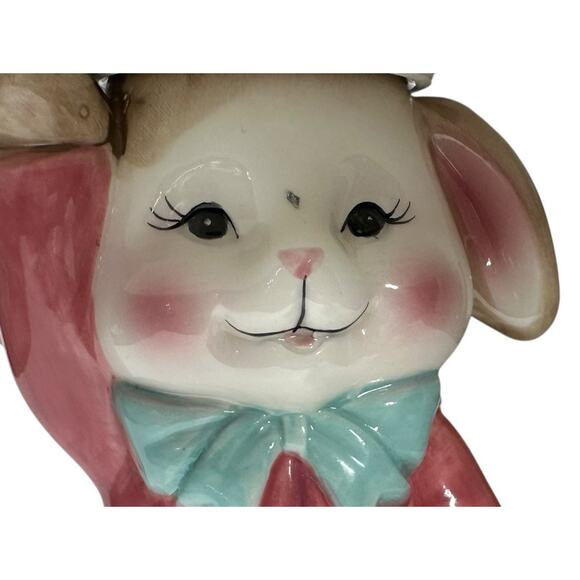 Mr Christmas Cottontail Easter Bunny Plate Cake Stand Lighted Pie Rabbit 10.5” - Picture 5 of 14